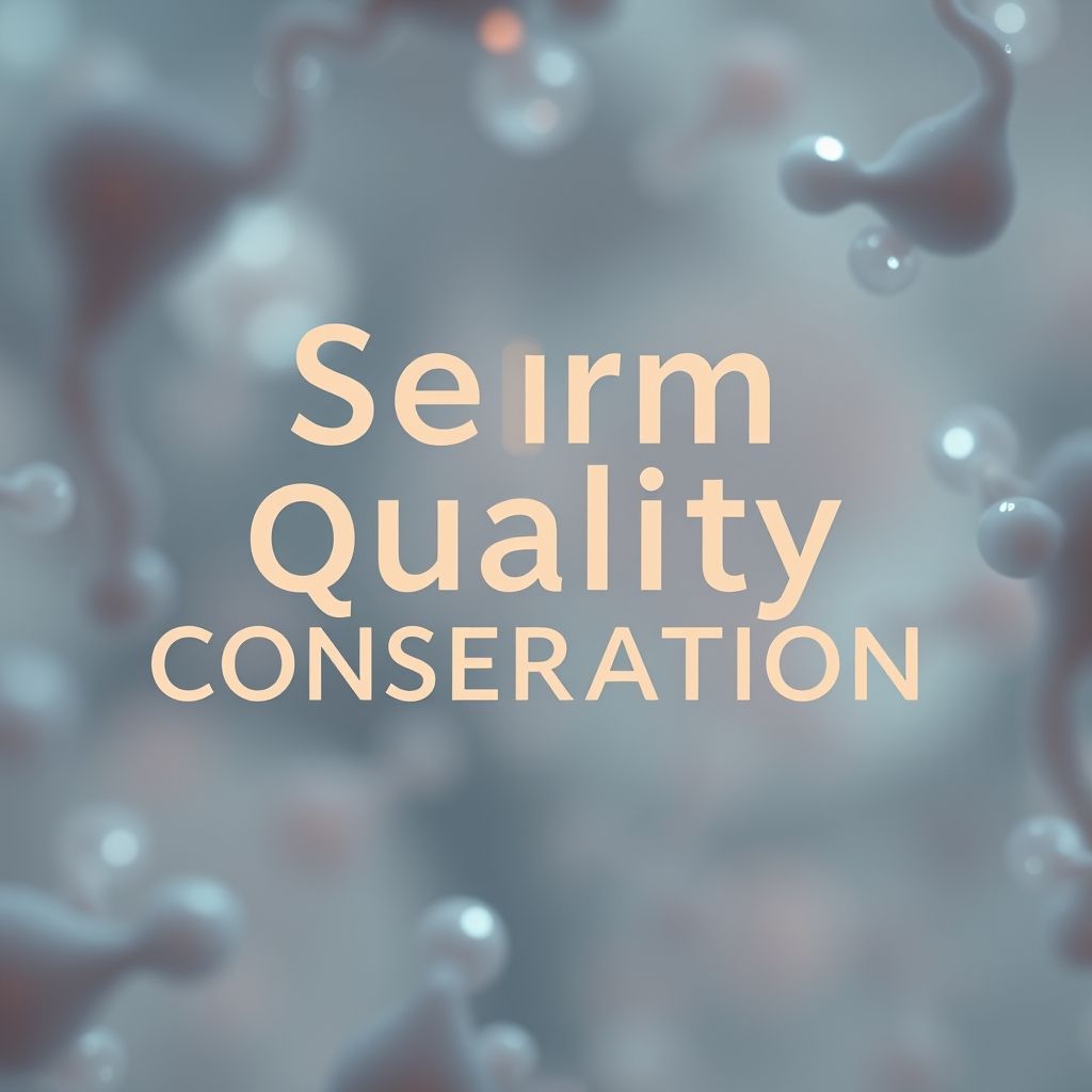 แนวทางอนุรักษ์คุณภาพอสุจิเพื่ออนาคต